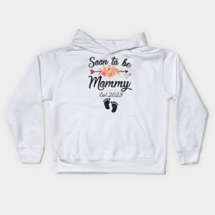 Soon to be Mommy 2023 Mothers Day Kids Hoodie